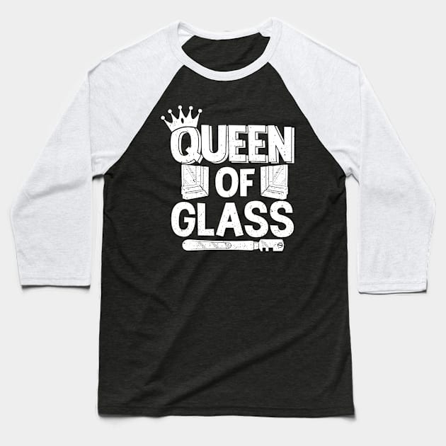 Glazier Glass Cutter Glasser Baseball T-Shirt by Krautshirts